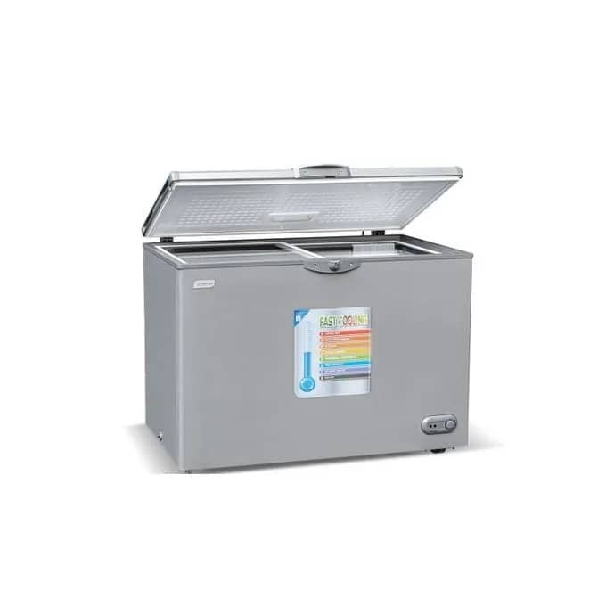 CONGELATEUR SMART TECHNOLOGY
HORIZONTAL 400LITRES AVEC VITRE GRIS
STCC385