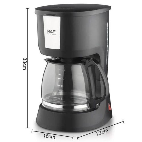 RAF Cafetière Electrique filtre anti-goutte 12 tasses - 1000W - R131