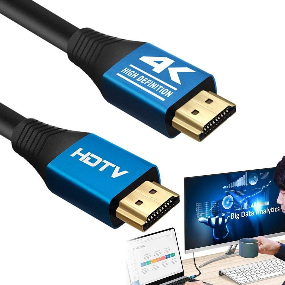 Câble haute définition HDIM TV, câble HD anti-interférence, 4K, 3mètres
