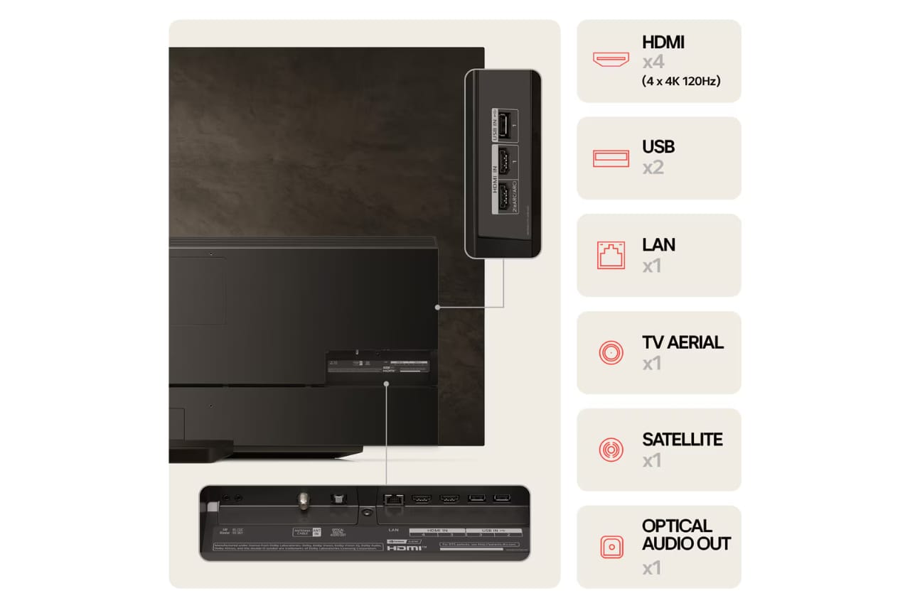 TELEVEISEUR LG 83" OLED B46LA