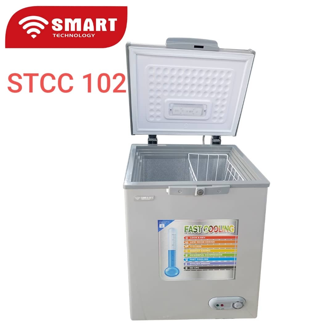 CONGELATEUR SMART TECHNOLOGY
HORIZONTAL 102LITRES GRIS STCC102