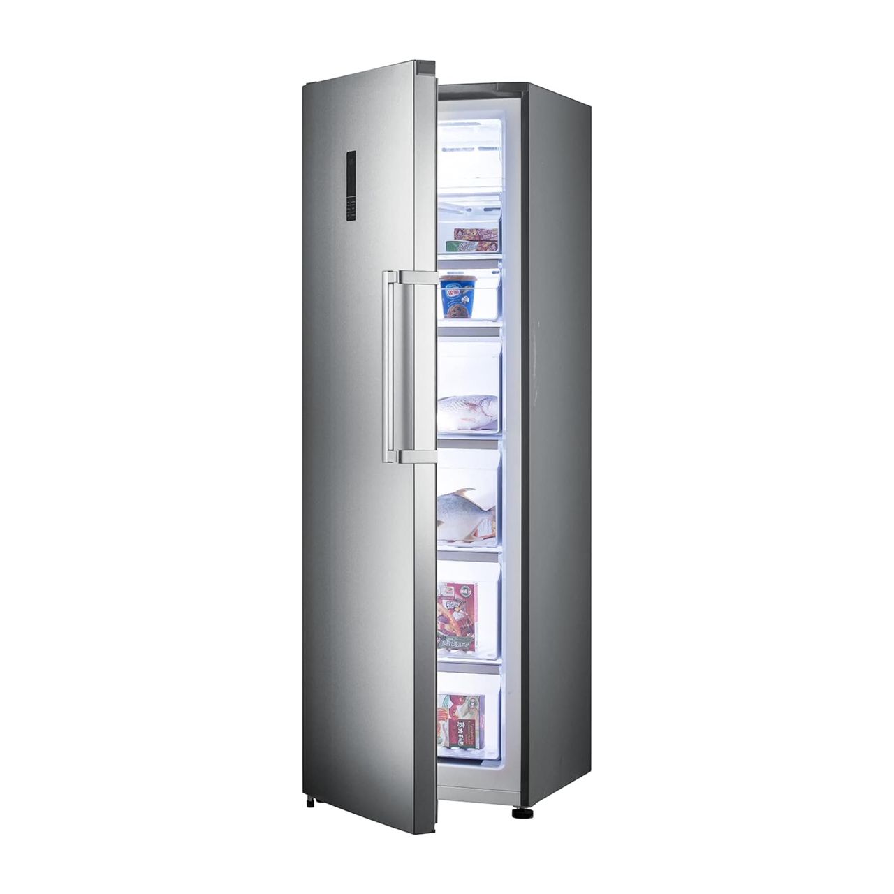 CONGELATEUR HISENSE VERTICAL 7TIROIRS
274L NOFROST GRIS RS34WC