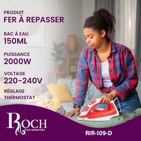 Roch Fer à repasser Électrique à Vapeur