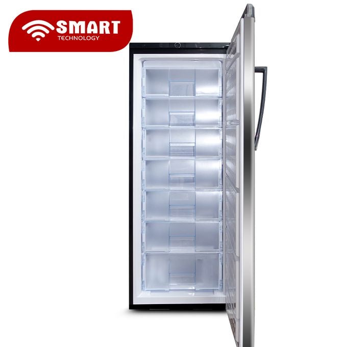 CONGELATEUR SMART TECHNOLOGY VERTICAL
7TIROIRS 258L GRIS STCD355