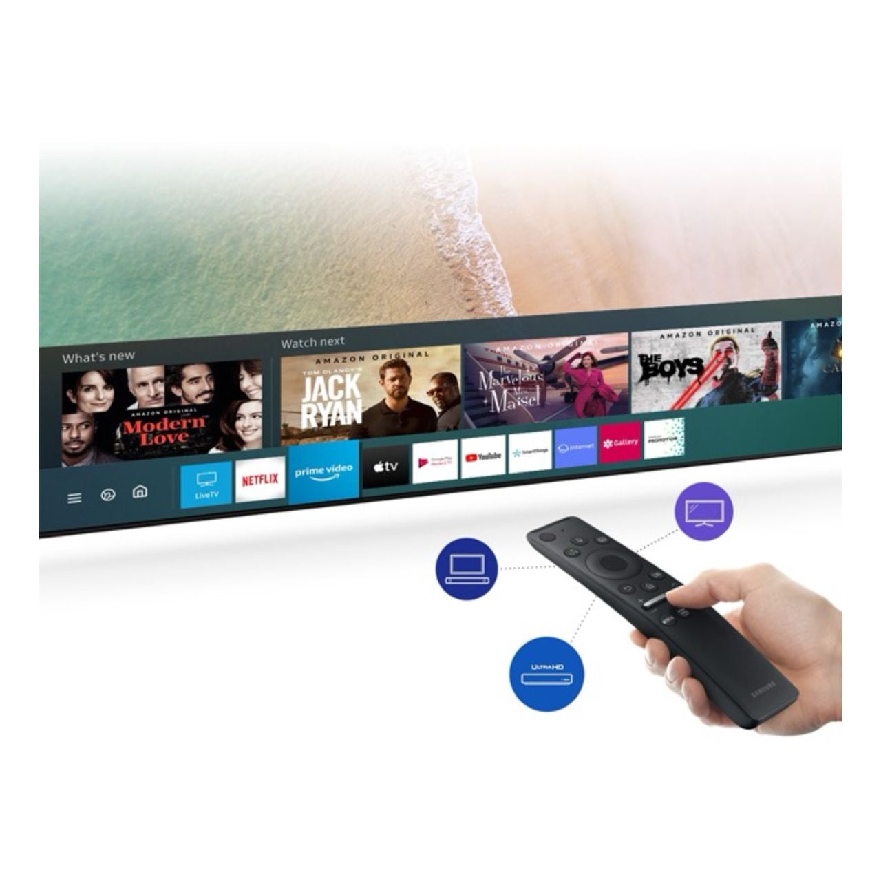 TELEVISEUR SAMSUNG 85" SMART QLED
85Q60CAU