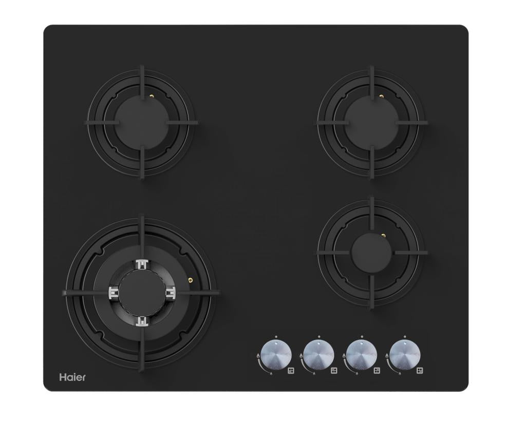 PLAQUE HAIER ENCASTRABLE 60X60 A GAZ
NOIR HOB460FB