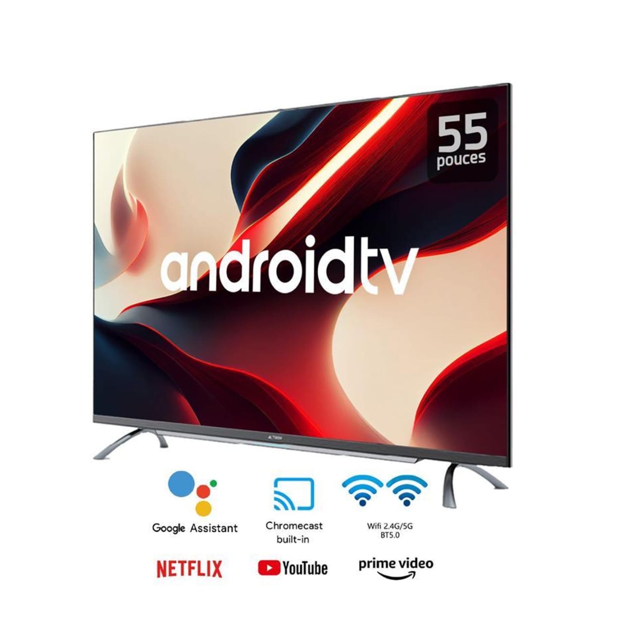 TELEVISEUR ASTECH 55" QLED SMART GOOGLE
TV 4K 55GX350QD