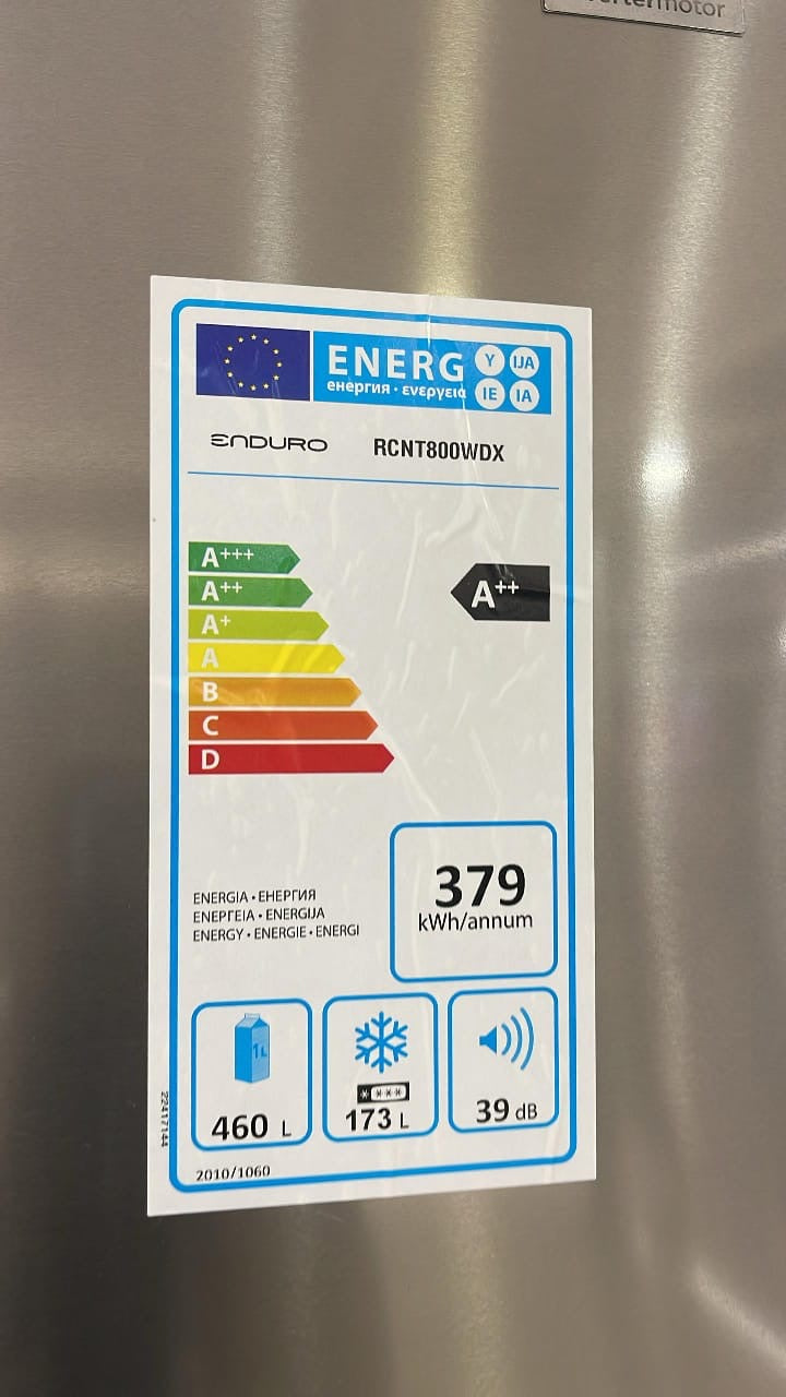 REFRIGERATEUR ENDURO COMBINE 3TIROIRS NO
FROST 800LITRES INVERTER GRIS RCNT800