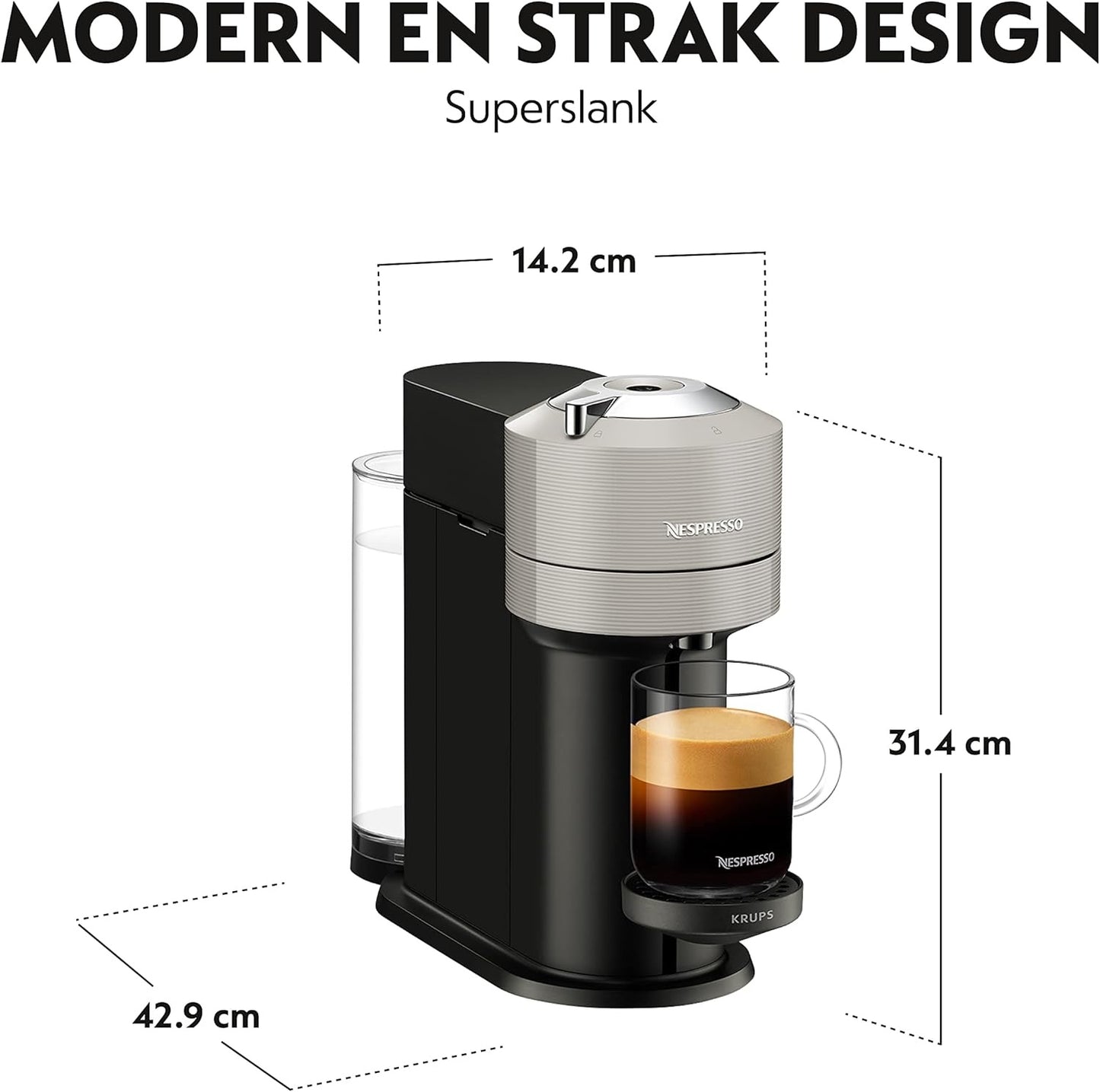 MACHINE A CAFE NESPRESSO VERTUO GRIS
XN910B10
