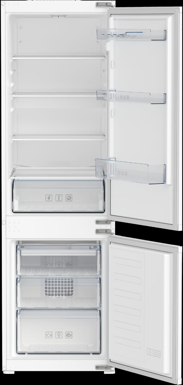 REFRIGERATEUR BEKO ENCASTRABLE COMBINE
3TIROIRS 285LITRES BLANC BCSA285K4SN