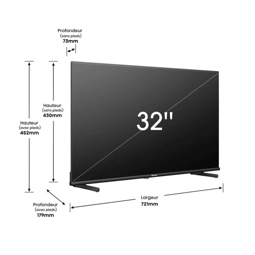 HISENSE TV 32A4GS SMART VIDAA