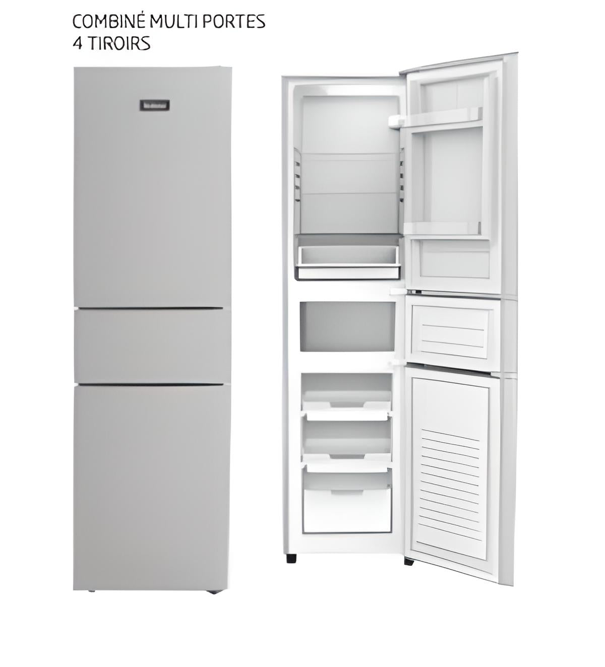 REFRIGERATEUR ENDURO COMBINE 4TIROIRS
246LITRES GRIS RORMP246X