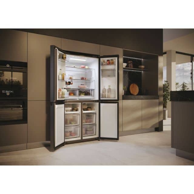 REFRIGERATEUR HAIER SIDE BY SIDE 4PORTES
AVEC FONTAINE GRIS HCW58FEWMP