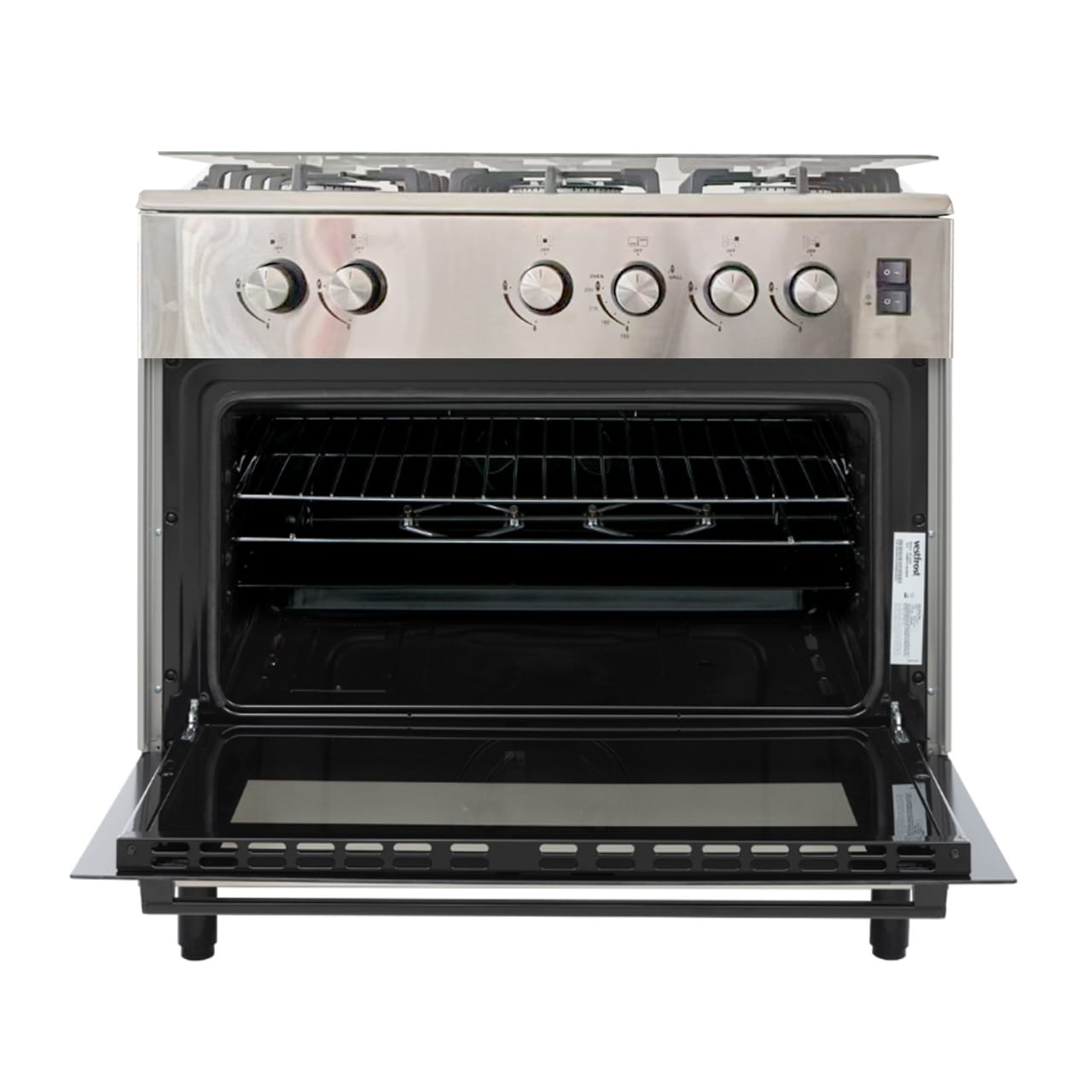 CUISINIERE TECHNOLUX 5FEUX 80X60 A GAZ
INOX TEC80