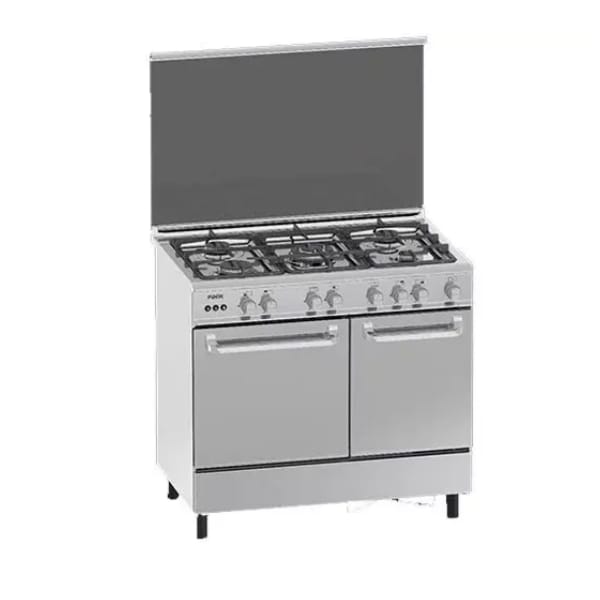 CUISINIERE FINIX 5FEUX 90X60 AVEC PORTE A
BOUTEILLE GRIS G95NEM