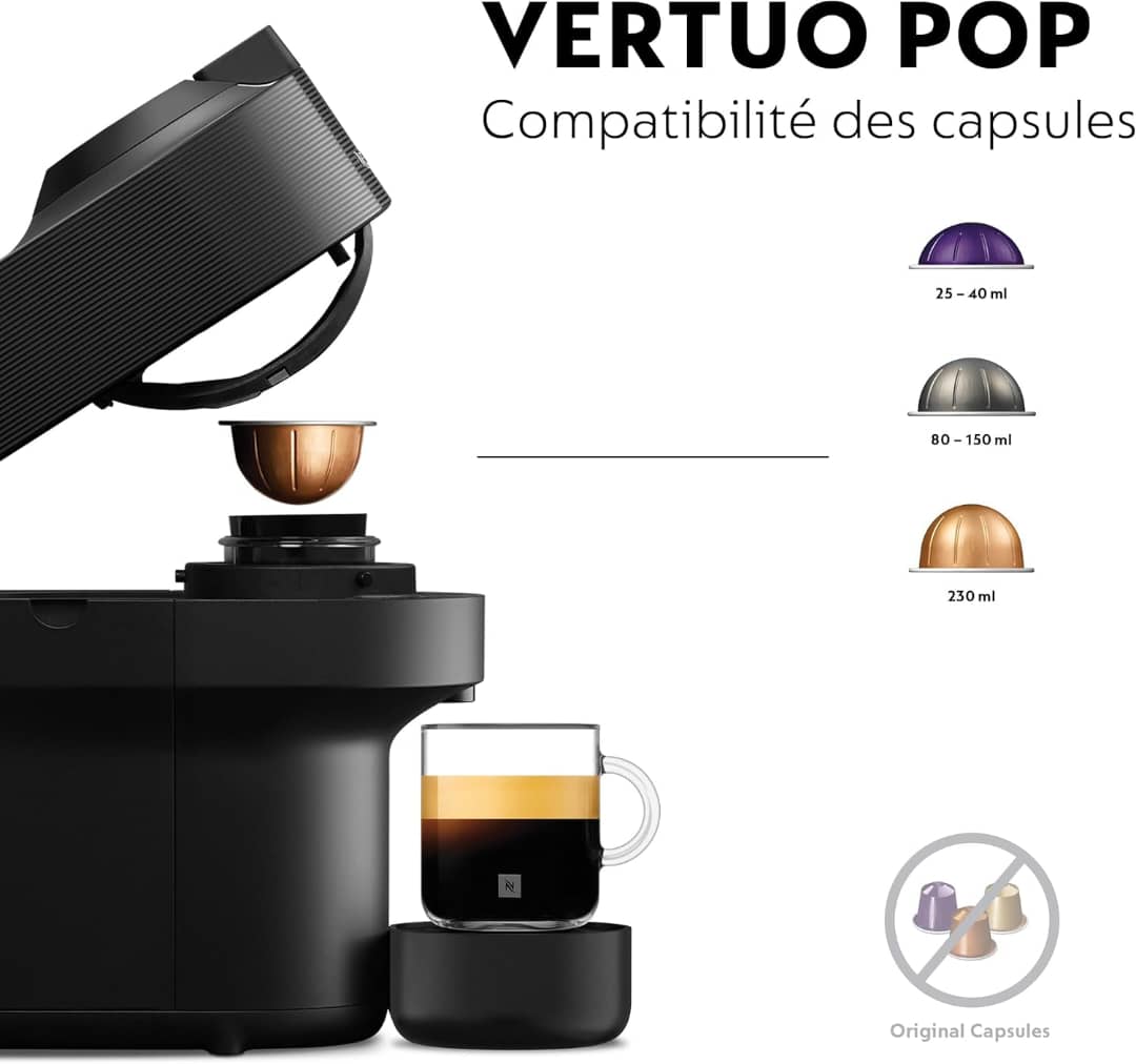 MACHINE A CAFE NESPRESSO DELONGHI
VERTUO NOIR ENV90-B