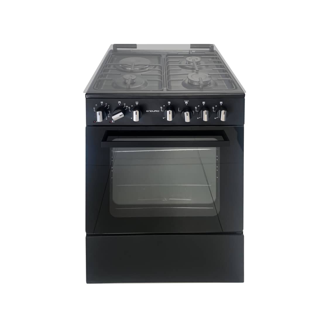 CUISINIERE ENDURO 4FEUX 60X60 3F A GAZ 1F
ELECTRIQUE + FOUR A GAZ AFS6031G