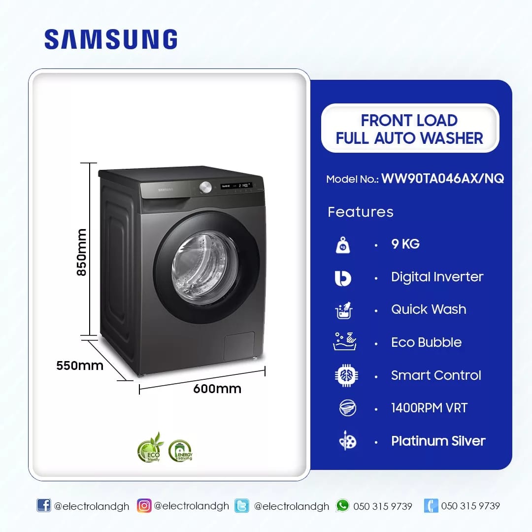 MACHINE A LAVER SAMSUNG 17KG / 10KG
SECHAGE FRONT LOAD NOIR WD17T6300GP/SP