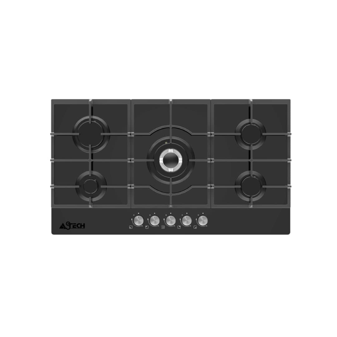 PLAQUE DE CUISSON ASTECH 5FEUX 90X60 A
GAZ PL91GZ90NO