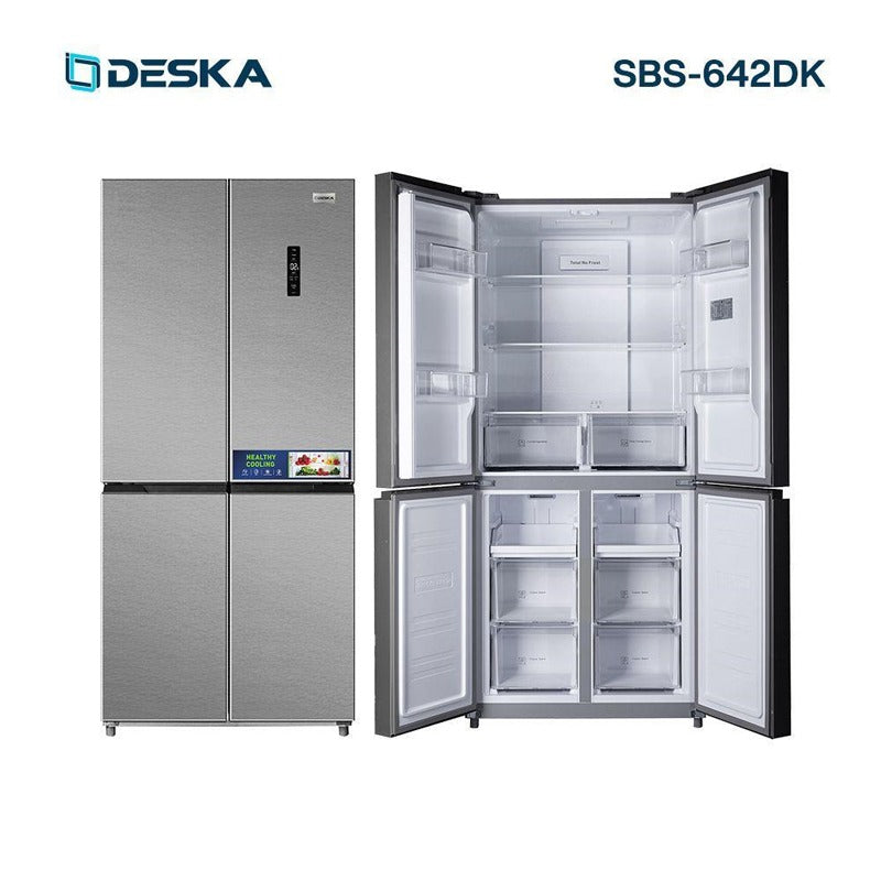 REFRIGERATEUR DESKA SIDE BY SIDE 4PORTES
INVERTER GRIS SBS642DK
