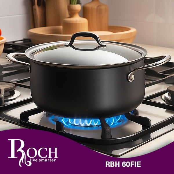 PLAQ CUISON ROCH 4 Burner Gas Hob Gloss Built-In (RBH 60FIE)