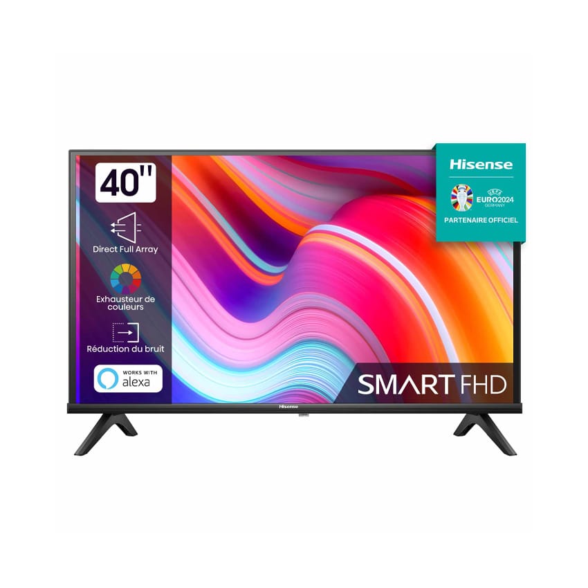 TELEVISEUR HISENSE 40" LED SMART VIDAA
40A4K