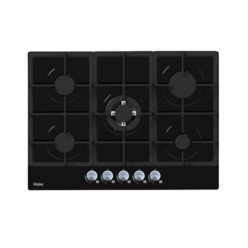 PLAQUE HAIER ENCASTRABLE 5FEUX 90X60 A
GAZ NOIR HOB790B