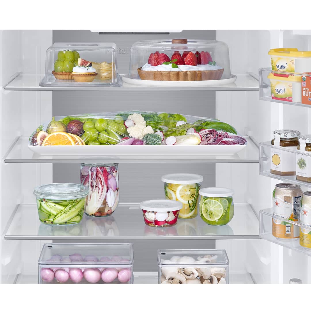 REFRIGERATEUR SAMSUNG COMBINE 3TIROIRS
GRIS RB53 S9
