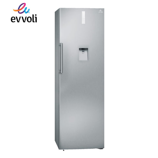 REFRIGERATEUR EVVOLI VERTICAL 1 PORTE
8TIROIRS 390LITRES AVEC FONTAINE NOFROST
GRIS EVRFMU390LS