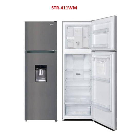 Nom produit
REFRIGERATEUR SMART TECHNOLOGY 2PORTES
AVEC FONTAINE STR411 WM