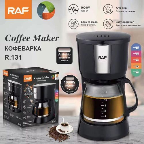 RAF Cafetière Electrique filtre anti-goutte 12 tasses - 1000W - R131