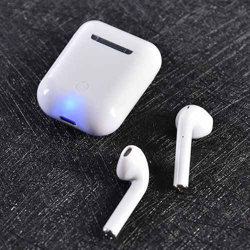 TWS Écouteurs sans Fil i12 tws -avec Boîtier Rechargeable portatif - Blanc