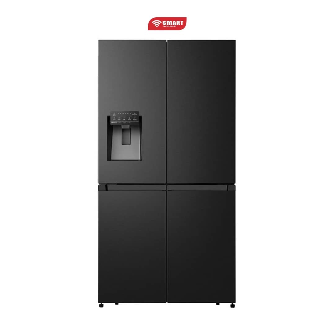REFRIGERATEUR SMART TECHNOLOGY SIDE BY
SIDE 4PORTES DISTRIBUTEUR D'EAU ET GLACON
STR678WH