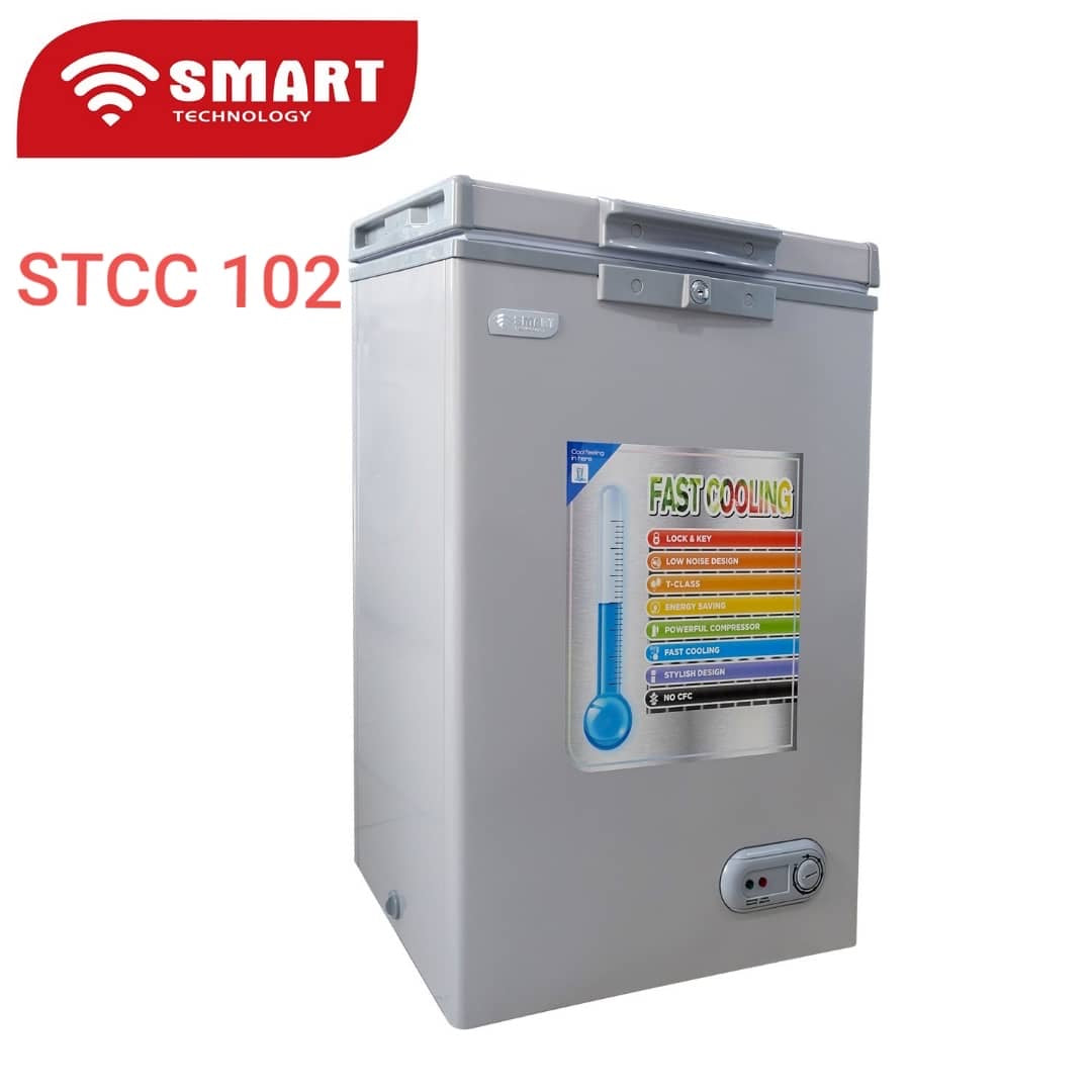 CONGELATEUR SMART TECHNOLOGY
HORIZONTAL 102LITRES GRIS STCC102