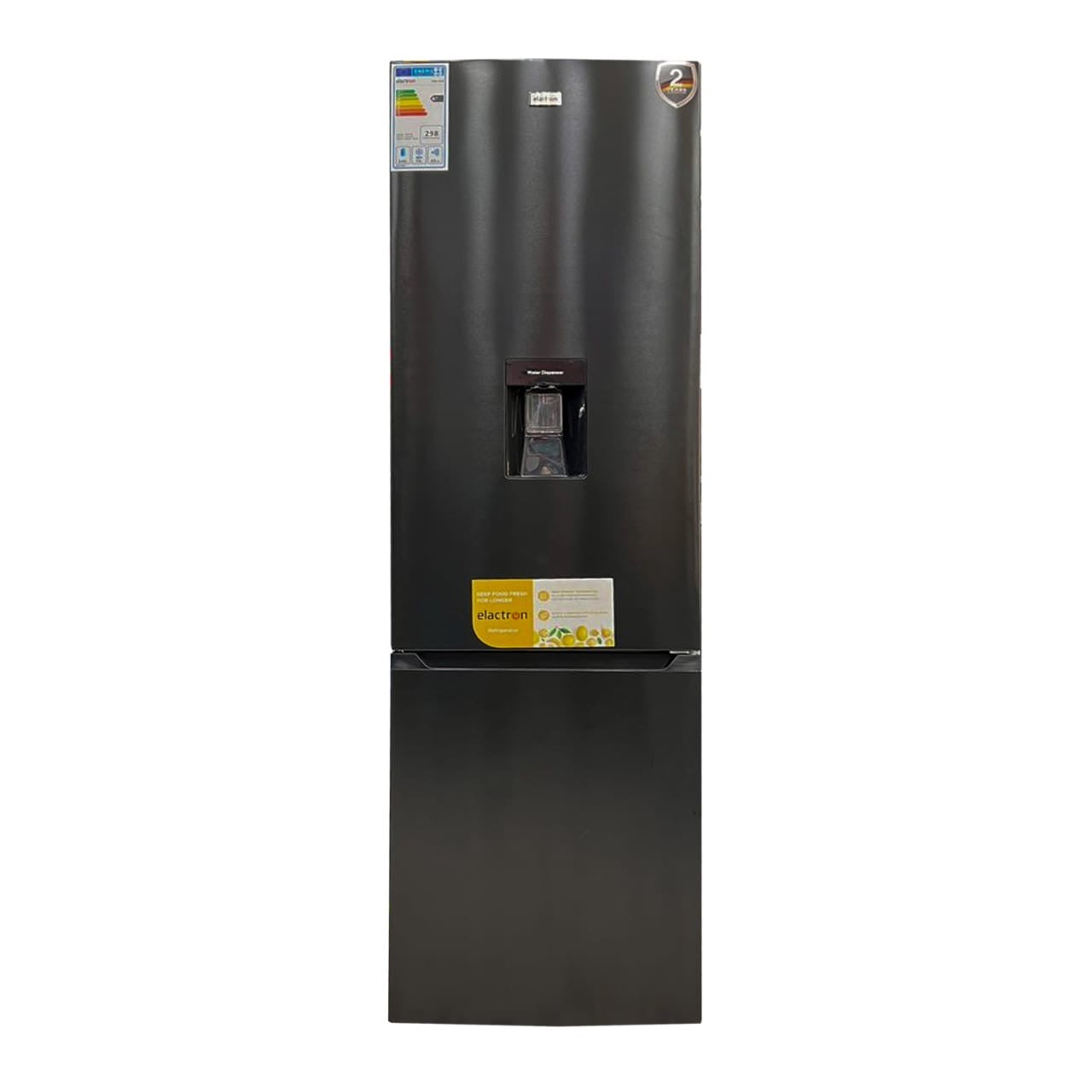 REFRIGERATEUR ELACTRON COMBINE 3TIROIRS
AVEC FONTAINE GRAND MODEL NOIR FN243D