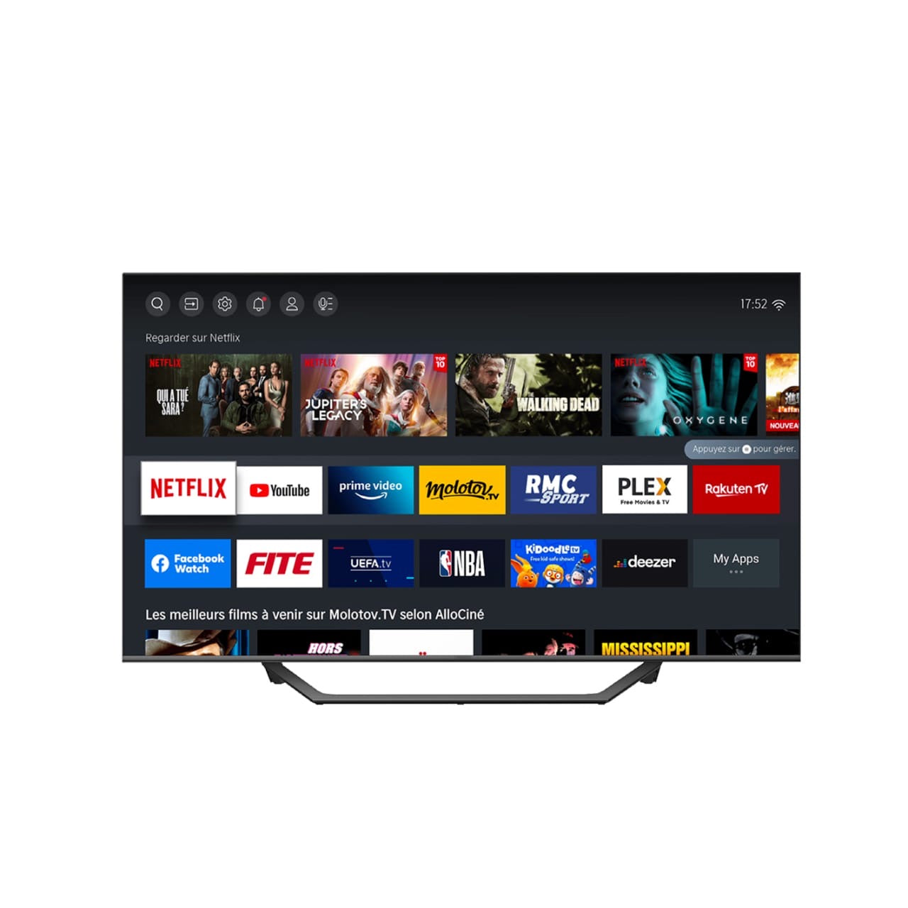 TELEVISEUR HAIER 55" QLED GOOGLE TV
H55S80EUX