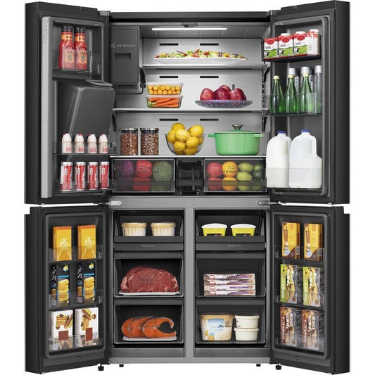 REFRIGERATEUR SMART TECHNOLOGY SIDE BY
SIDE 4PORTES DISTRIBUTEUR D'EAU ET GLACON
STR678WH
