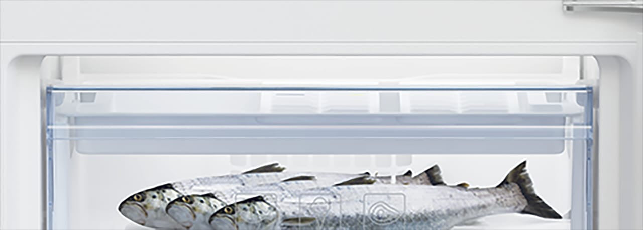 REFRIGERATEUR BEKO ENCASTRABLE COMBINE
3TIROIRS 285LITRES BLANC BCSA285K4SN