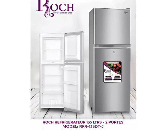 REFRIGERATEUR ROCH 2PORTES 135LITRES GRIS
RFR135DTJ