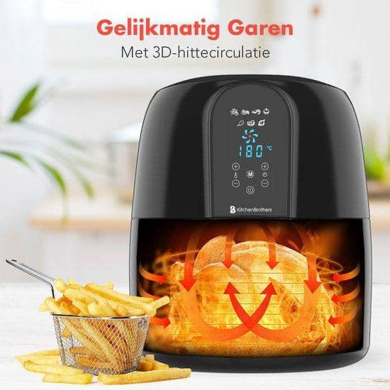 AIR FRYER DECAKILA A AIR DIGITAL 2PIECES
2,2LITRES NOIR KEEC035B