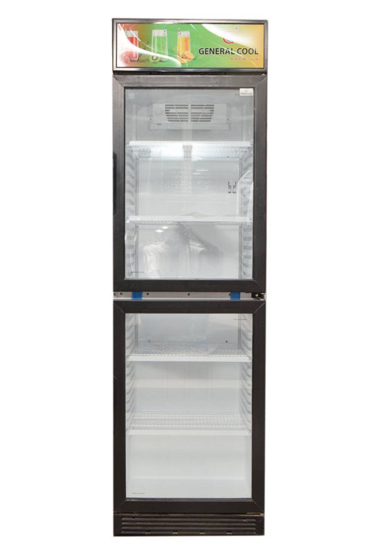 REFRIGERATEUR GENERAL COOL VERTICAL
2PORTES 385LITRES VITRINE 385D2