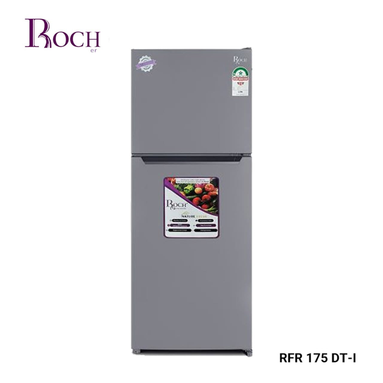 REFRIGERATEUR ROCH 2PORTES 175LITRES GRIS
RFR175DTL