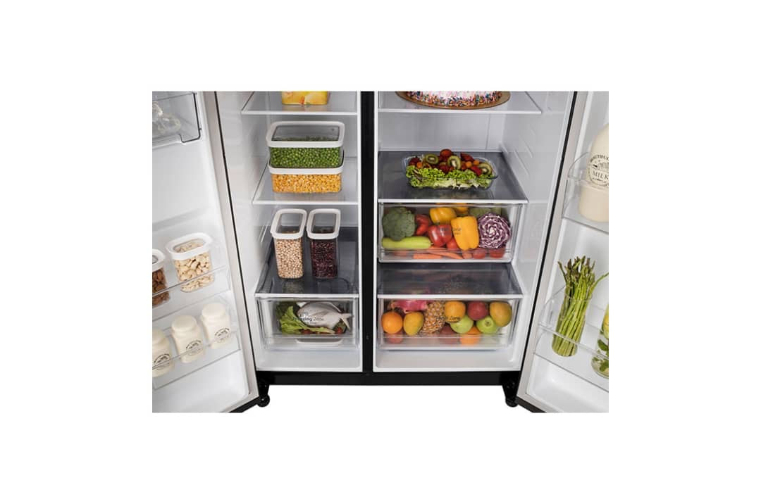 REFRIGERATEUR LG SIDE BY SIDE PORTES GRIS
GC-257KQW