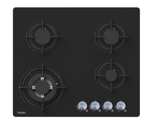 PLAQUE HAIER ENCASTRABLE 60X60 A GAZ
NOIR HOB460FB