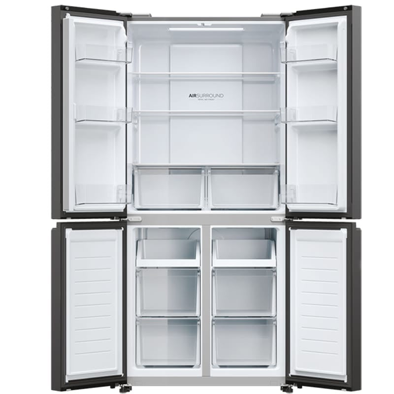 REFRIGERATEUR HAIER SIDE BY SIDE 4PORTES
GRIS HRF525MB