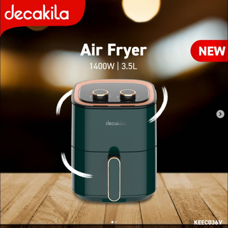 AIR FRYER DECAKILA A AIR 3.5LITRES VERT

KEEC036V
