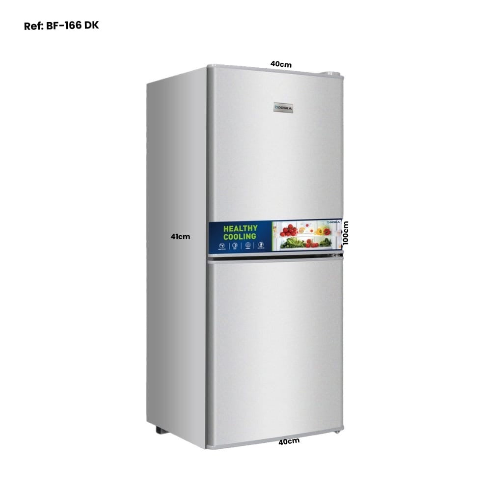 REFRIGERATEUR DESKA COMBINE TIROIRS PM
GRIS BF166DKG