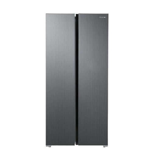 REFRIGERATEUR HISENSE SIDE BY SIDE 2PORTES
428LITRES INVERTER INOX RC55WS4SA