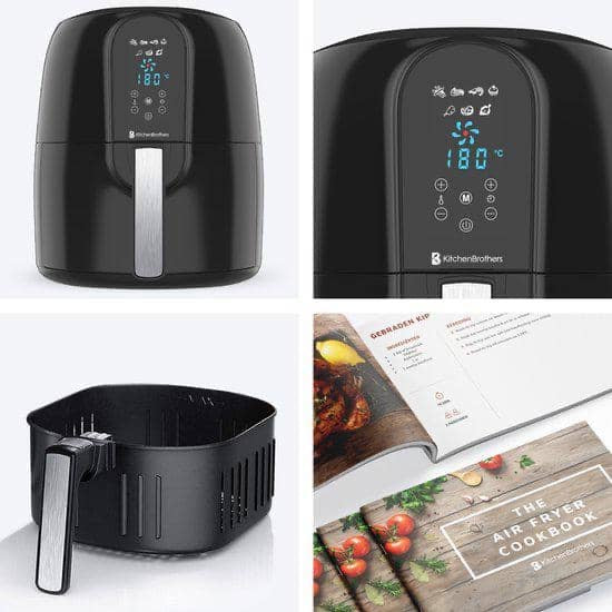 AIR FRYER DECAKILA A AIR DIGITAL 2PIECES
2,2LITRES NOIR KEEC035B