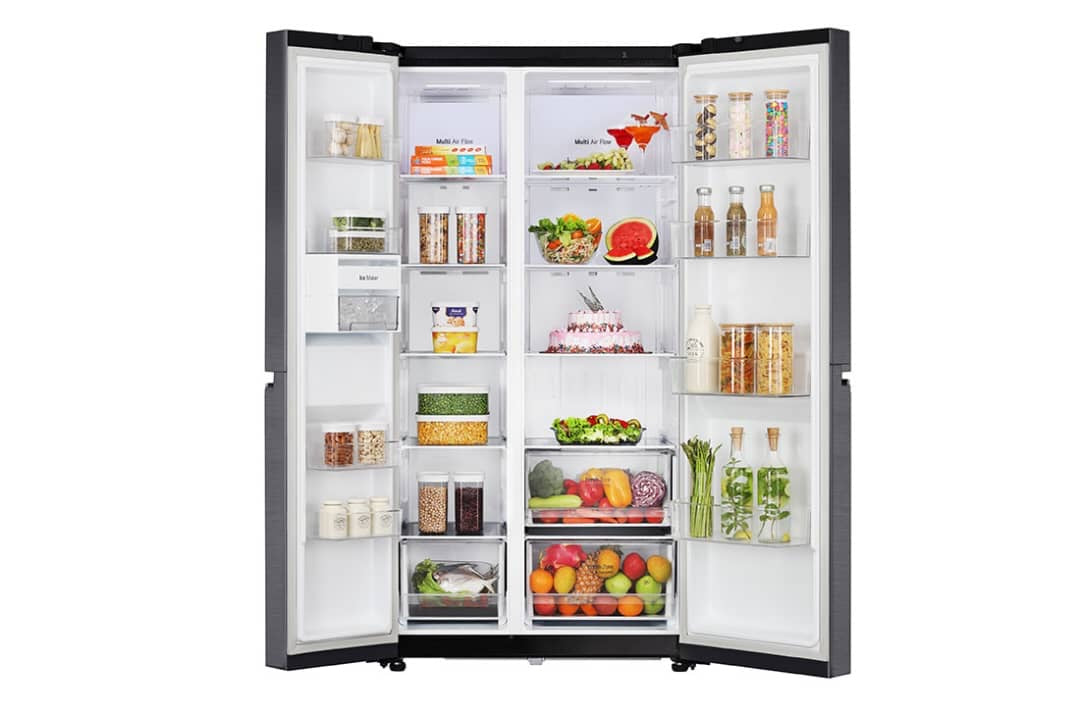 REFRIGERATEUR LG SIDE BY SIDE PORTES GRIS
GC-257KQW